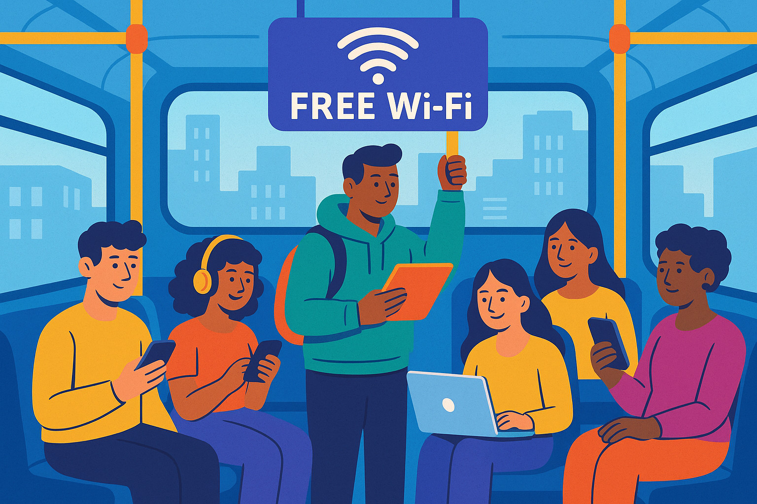 🚍 Keeping Passengers Connected: The Power of Free WiFi on Buses